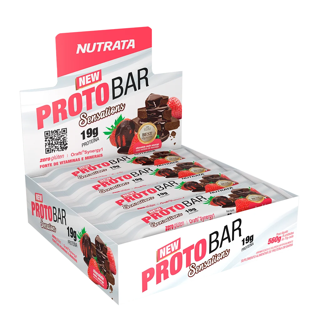 PROTOBAR SENSATIONS DISPLAY C/ 8 BARRAS 70GR