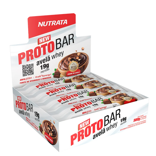 PROTOBAR AVELA WHEY DISPLAY C/ 8 BARRAS 70GR