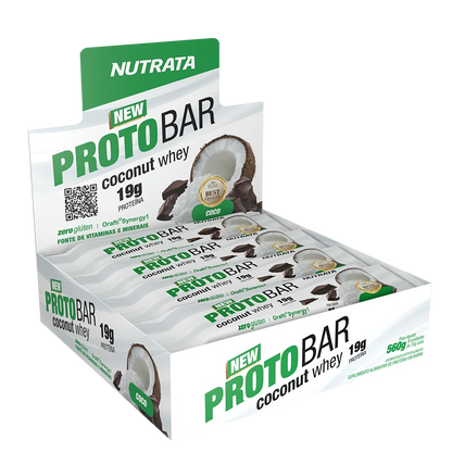 PROTOBAR COCONUT WHEY DISPLAY C/ 8 BARRAS 70GR